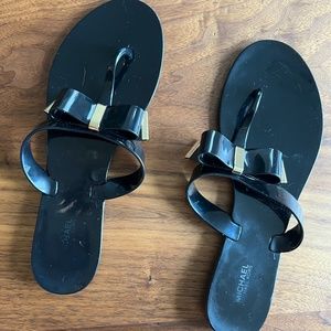 Michael Kors plastic flip flop
